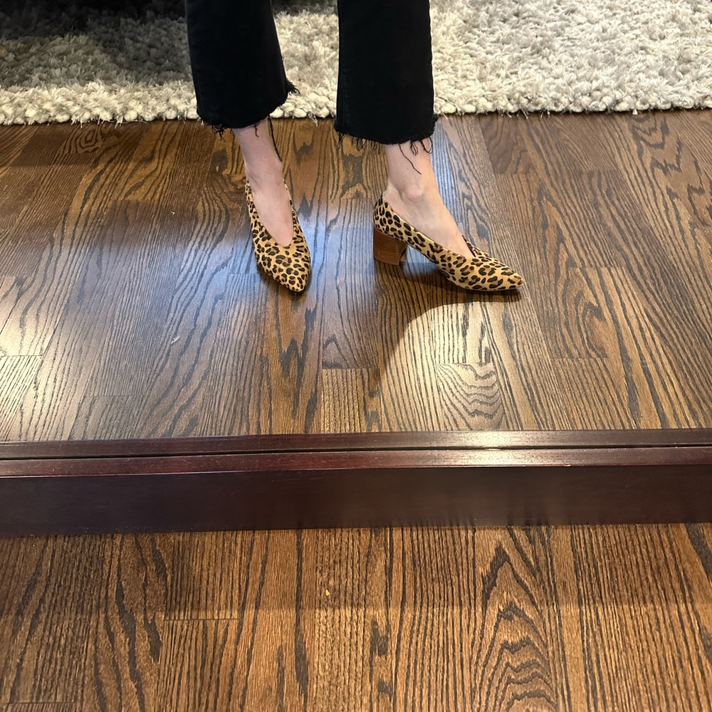 Leopard hair Zara pumps size 9